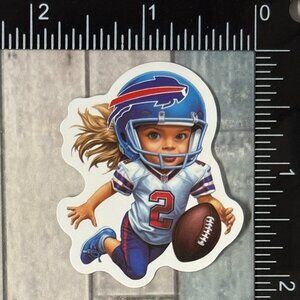 🌀10/$10🌀 Adorable Football Gameday Reusable Waterproof Vinyl Sticker Decal